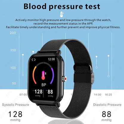 2023 New Smart Watch Men Blood Oxygen Monitoring Sports Fitness Watch Man Woman Body Temperature Monitor Smart Watch for Xiaomi