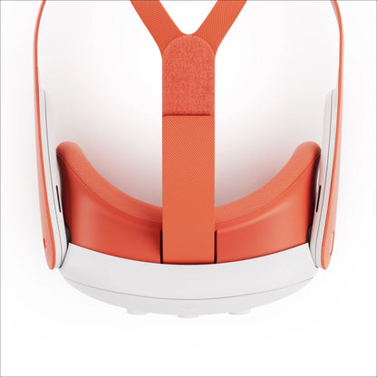 Quest 3 Facial Interface & Head Strap (Blood Orange)