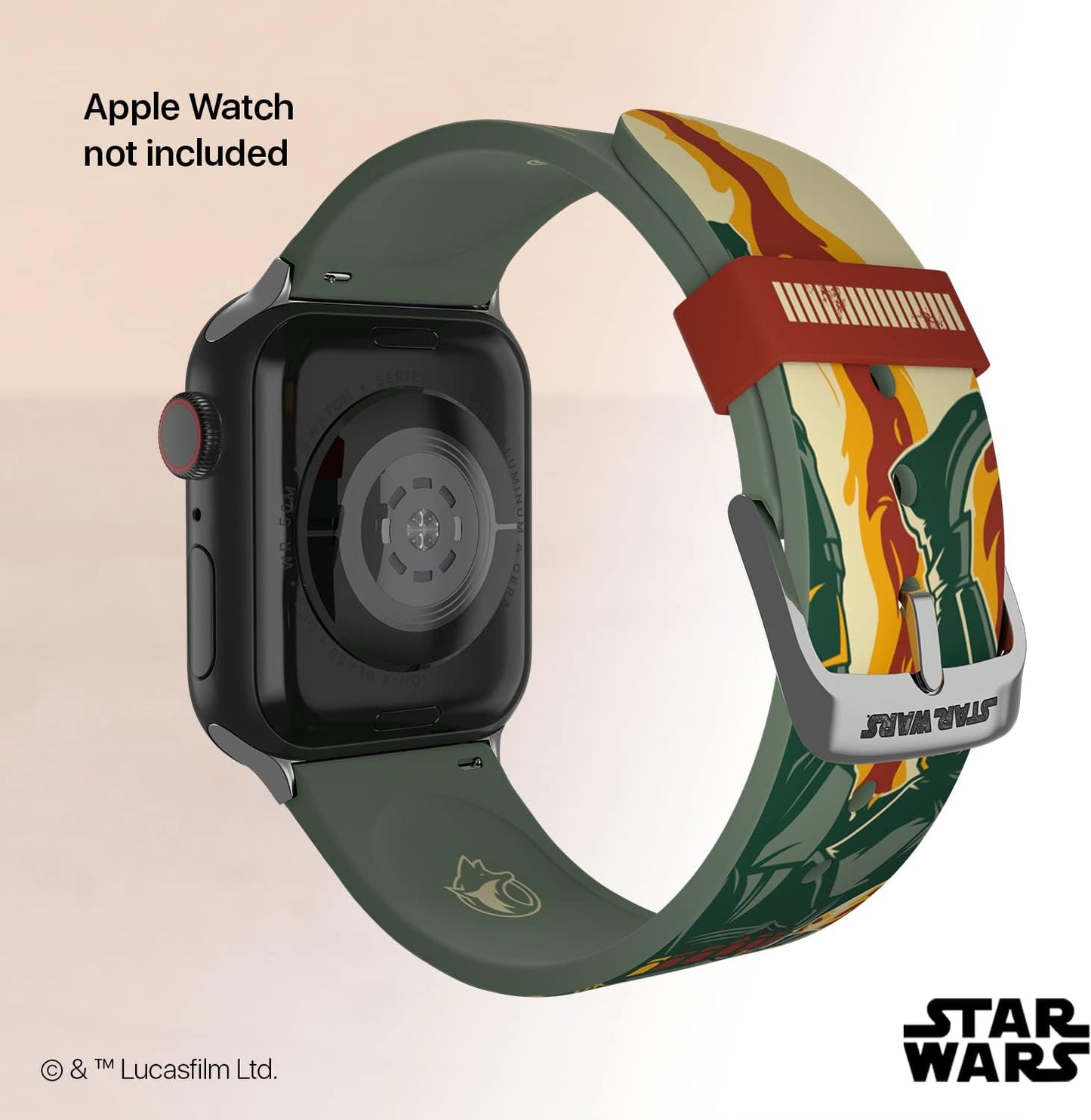 Star Wars: the Mandalorian Officially Licensed Smartwatch Band (Watch Not Included)