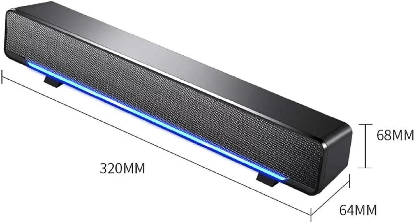 Computer Speakers 3.5Mm USB Powered Soundbar