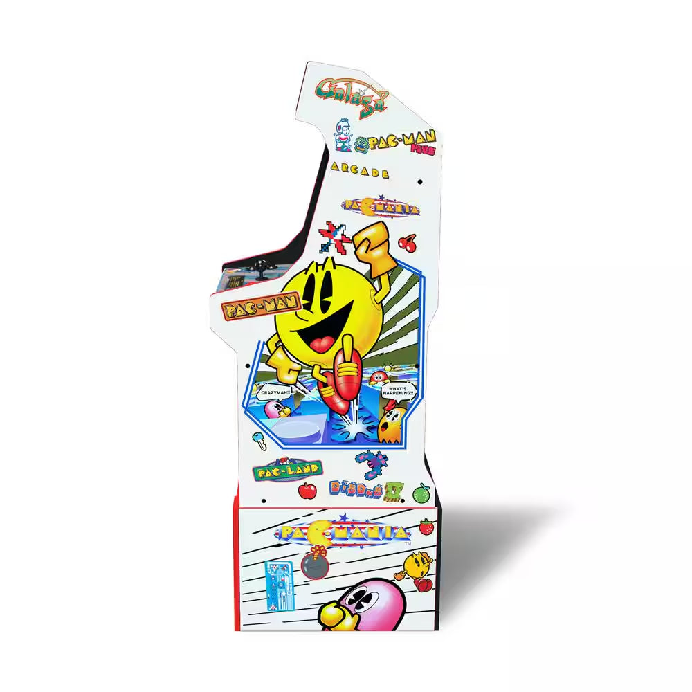 Pacman Customizable Arcade Featuring Pac-Mania 100 Bonus Stickers