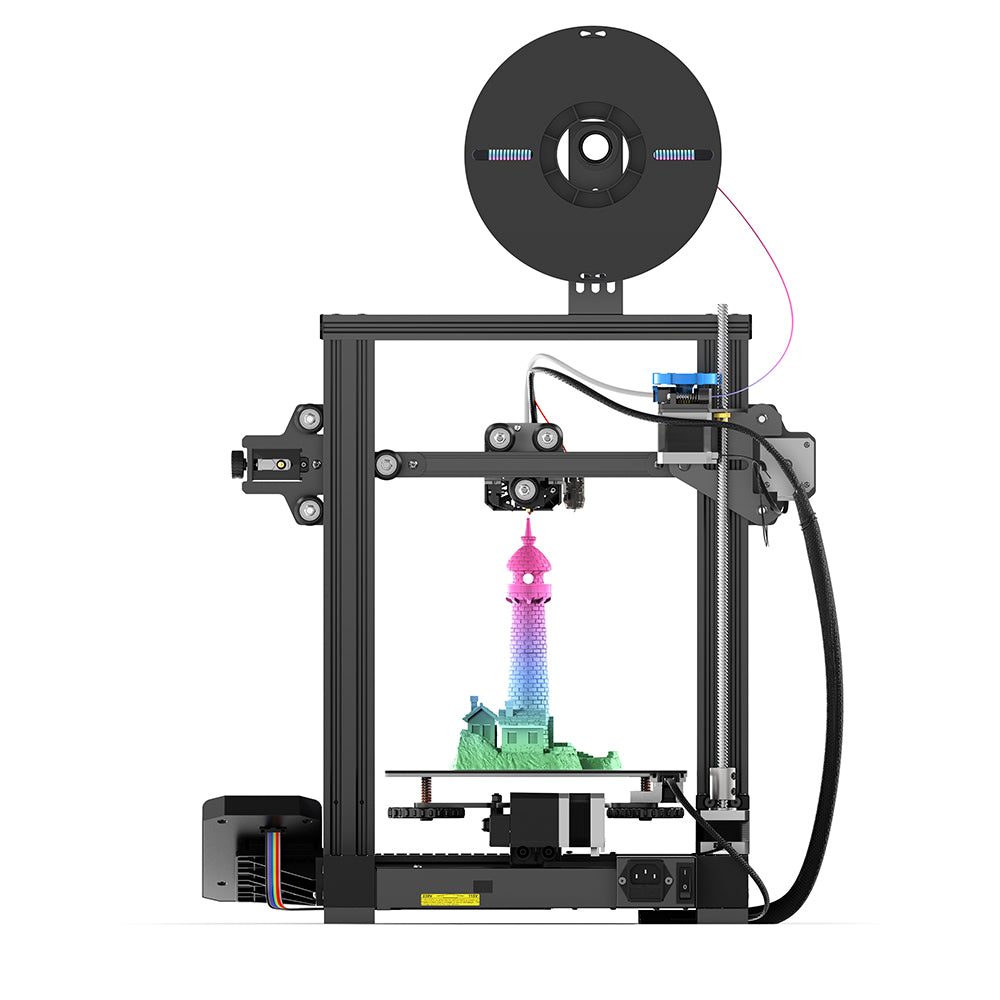 ® Ender-3 V2 Neo 3D Printer 220*220*250Mm Print Size with Cr-Touch Auto Leveling/Full-Metal Bowden Extruder