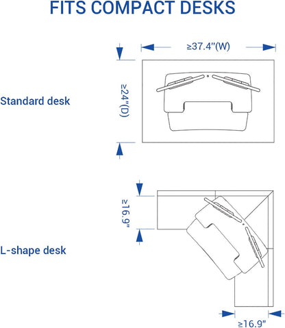 Electric Standing Desk Converter 36" Wide Motorized Stand up Desk Riser for Monitor and Laptop,Black Height Adjustable Desk for Home Office