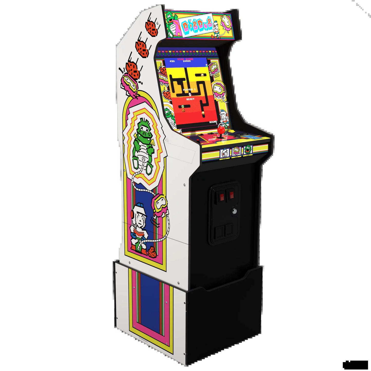 Dig Dug Bandai Namco Legacy Edition Arcade with Riser and Light-Up Marquee