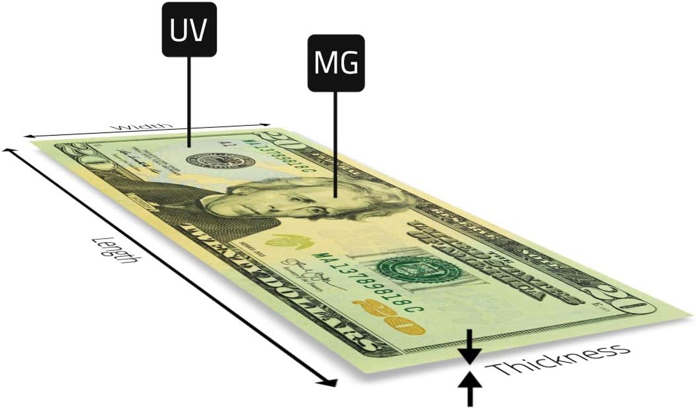 Bill Value Counter & Counterfeit Detector - Money Cash Currency Machine (Nc20I)