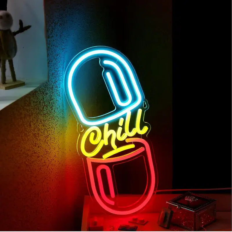 Neon Sign for Wall Decor Lighting LED Neon Light Preppy Aesthetic Cowboy Room Decor for Girls Women Bedroom Dorm Art Wall Decor