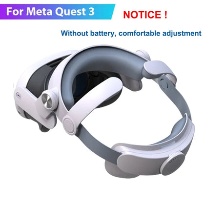 Adjustable Head Strap for Quest 3 VR Headset 10000Mah Battery Extend VR Playtime Enhanced Support for Meta Quest 3 Accessories