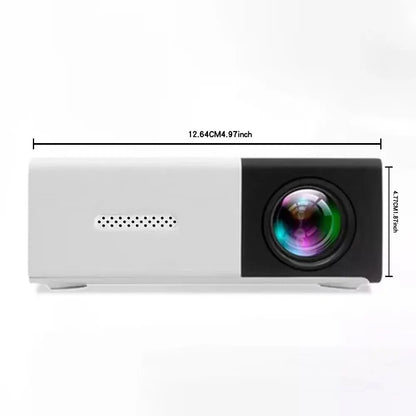 YG300 Micro Portable LED Outdoor Mini HD 1080P Mobile Projector Kids Projector Ultra Clear Projector, Mini Portable Projector