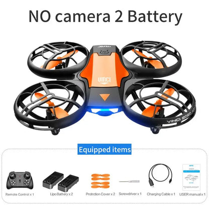 V8 New Mini Drone 4K 1080P HD Camera Drones Wifi Fpv Air Pressure Height Maintain Foldable Quadcopter RC Dron Toy Gift