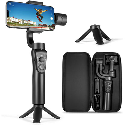 Three-Axis Handheld Gimbal Stabilizer, Mobile Phone Stabilizer