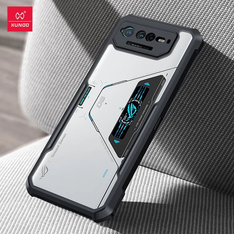 For Asus ROG Phone 6 Pro Case, Xundd Shockproof Case for Asus ROG Phone 5 5S 6 Pro Ultimate Case Transparent Phone Cover Funda