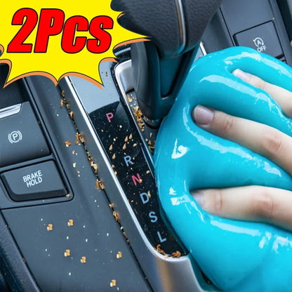 Car Cleaning Gel Slime Magic Mud Auto Interior Computer Keyboard Dirt Clean Dust Remover Gel Car Wash Interior Cleaning Tools