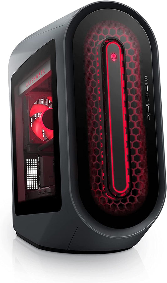 Aurora R14 Liquid Cooled Gaming Desktop - AMD Ryzen 9 5900, 32GB 3466Mhz RAM, 1TB SDD + 2TB HDD, NVIDIA Geforce RTX 3080 10GB GDDR6X Graphics, VR Ready, USB-C, Windows 11 Home – Black