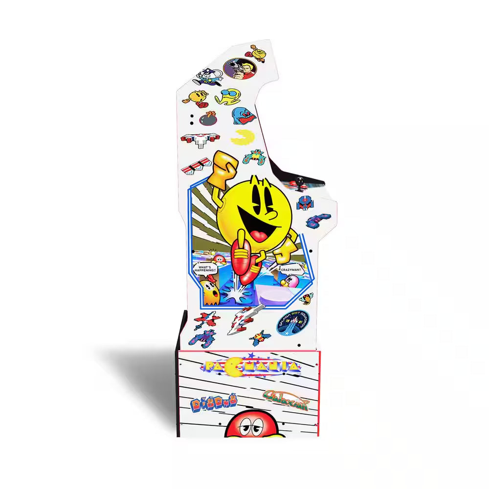 Pacman Customizable Arcade Featuring Pac-Mania 100 Bonus Stickers