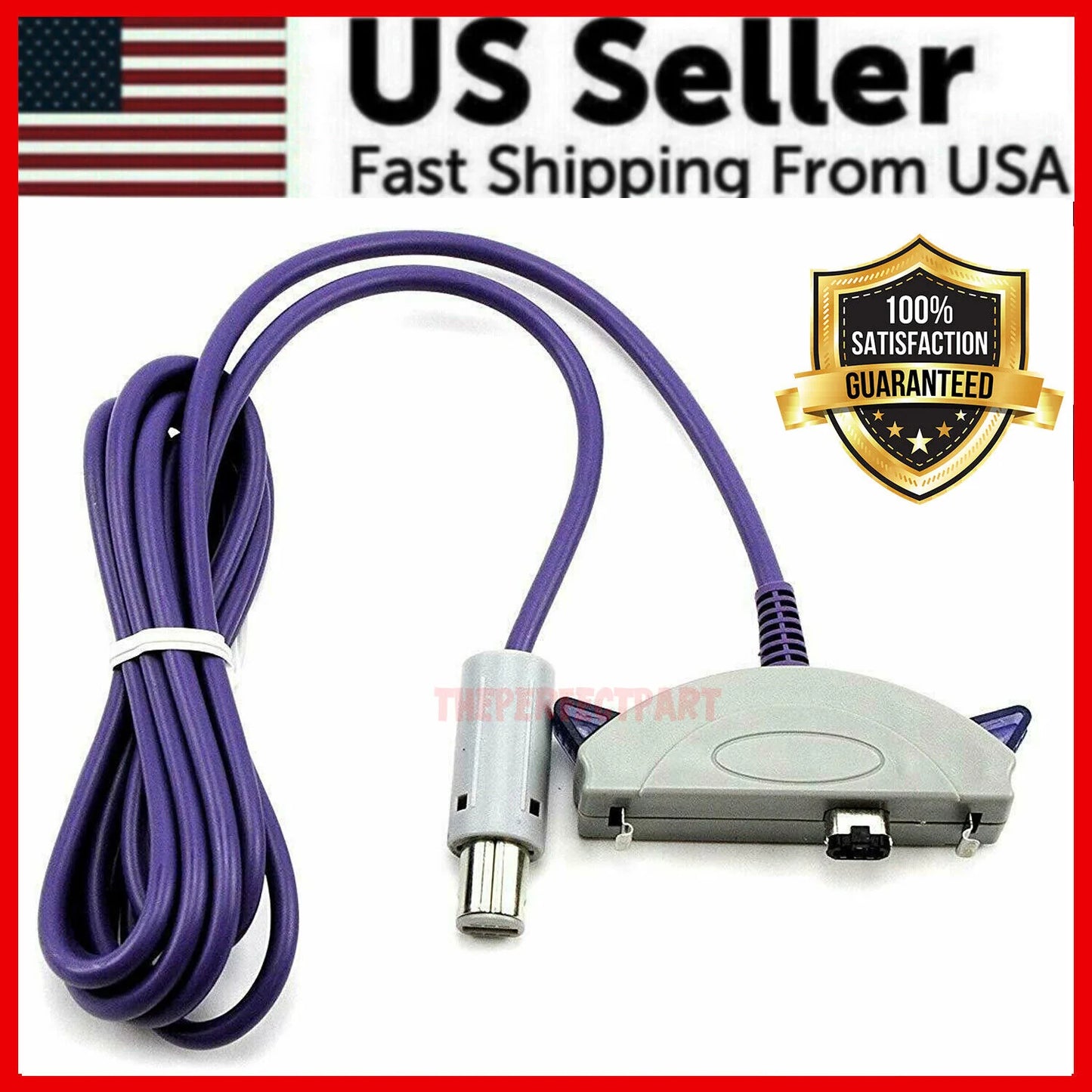 For Nintendo Gameboy Advance to Gamecube Link Cable Game Boy Advance Adapter New