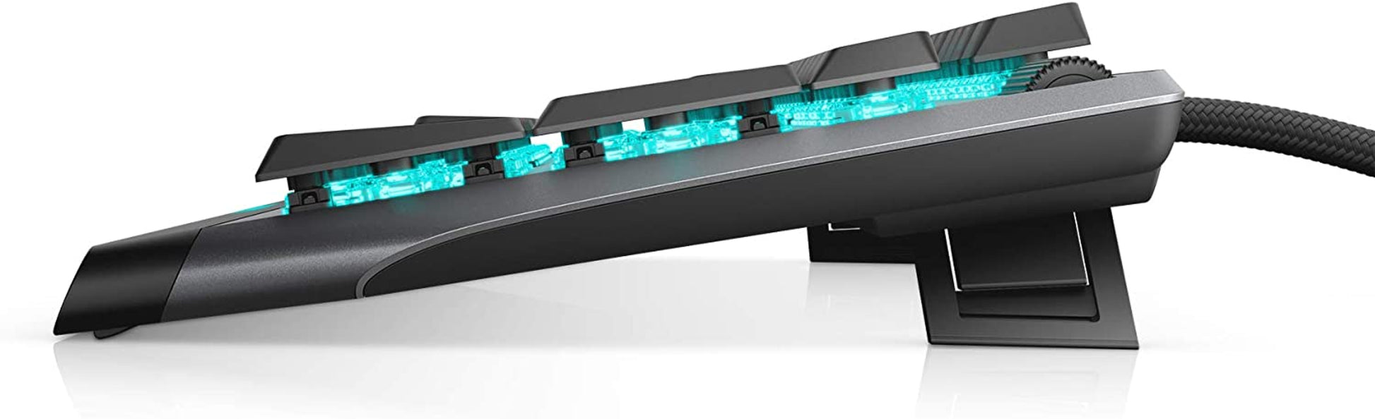 Low-Profile RGB Gaming Keyboard AW510K: Alienfx per Key RGB LED - Media CONTROLS & USB Passthrough - Cherry MX Low Profile Red Switches