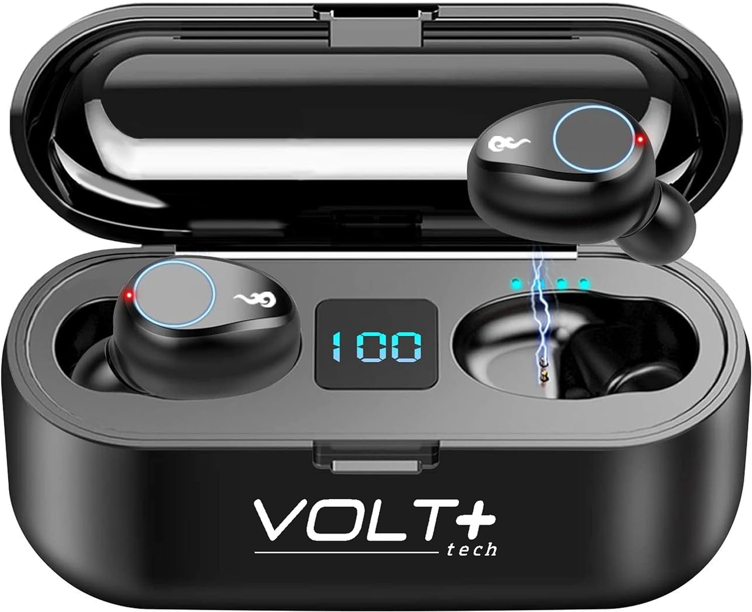 Wireless Bluetooth Earbuds for Samsung, All Galaxy S24/Ultra/S23/S23+/S23 Ultra /S22/Ultra/S22+/S21/Ultra/S21+/S20/5G /Galaxy A/Note/Z Flip & Fold, F9 TWS & IPX7 Waterproof 2000Mah Case