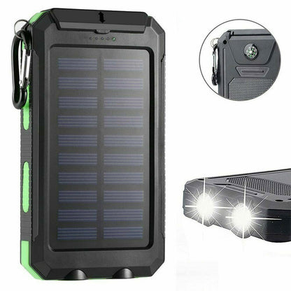 Super 20000Mah USB Portable Charger Solar Power Bank for Iphone Cell Phone 2024