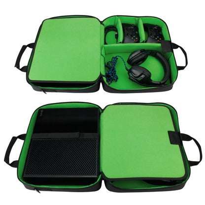 Xbox One Travel Carrying Case with Kinect Pouch , Shoulder Strap , Game Pockets & Accessory Pockets