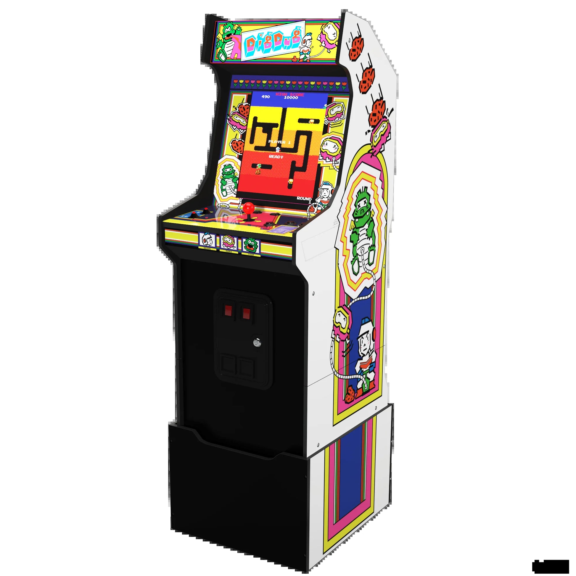 Dig Dug Bandai Namco Legacy Edition Arcade with Riser and Light-Up Marquee