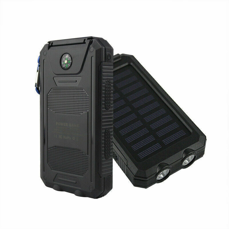 Super 20000Mah USB Portable Charger Solar Power Bank for Iphone Cell Phone 2024