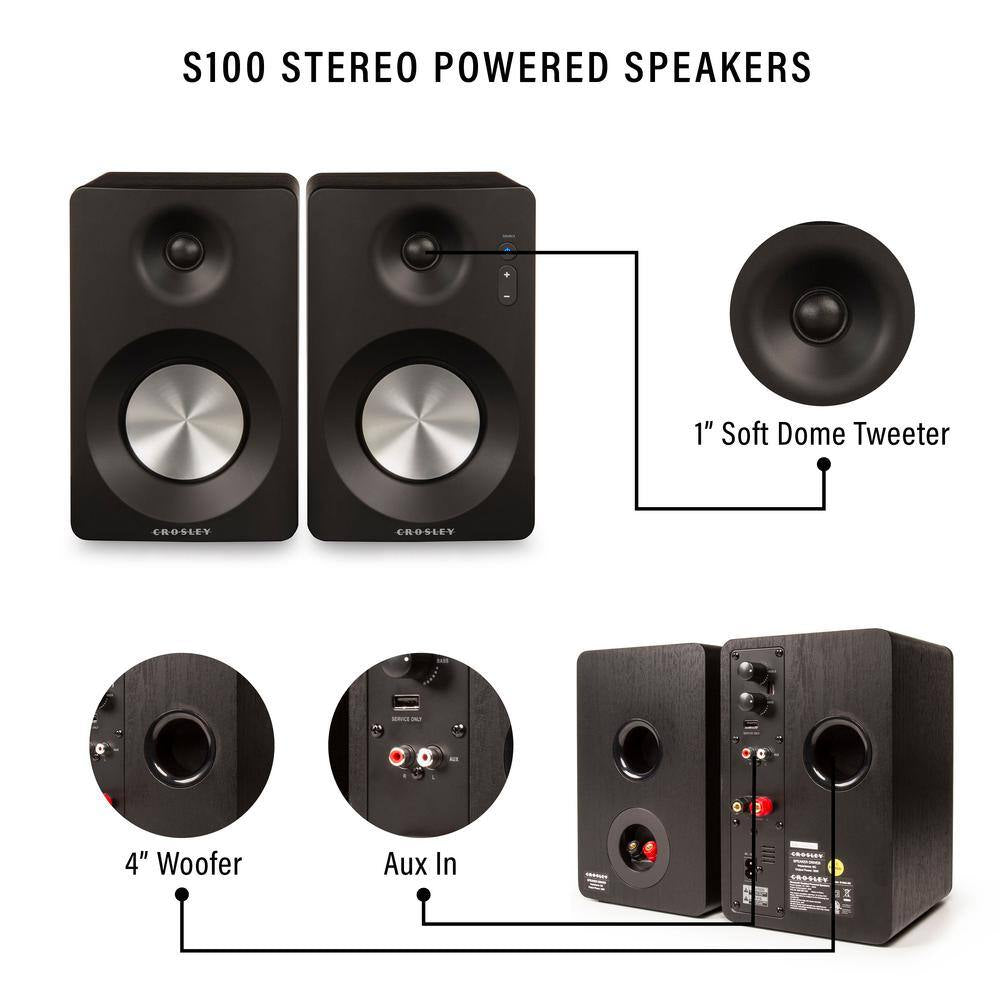 S100 Stereo Powered Speakers