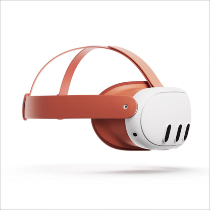 Quest 3 Facial Interface & Head Strap (Blood Orange)