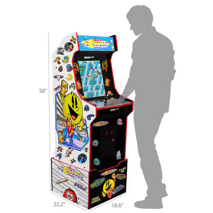 Pacman Customizable Arcade Featuring Pac-Mania 100 Bonus Stickers